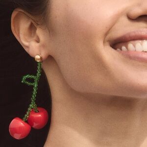 Zara Cherry Bead Earrings